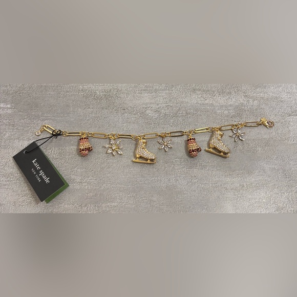 New! Kate Spade Snow Day Charm Bracelet - Picture 6 of 7